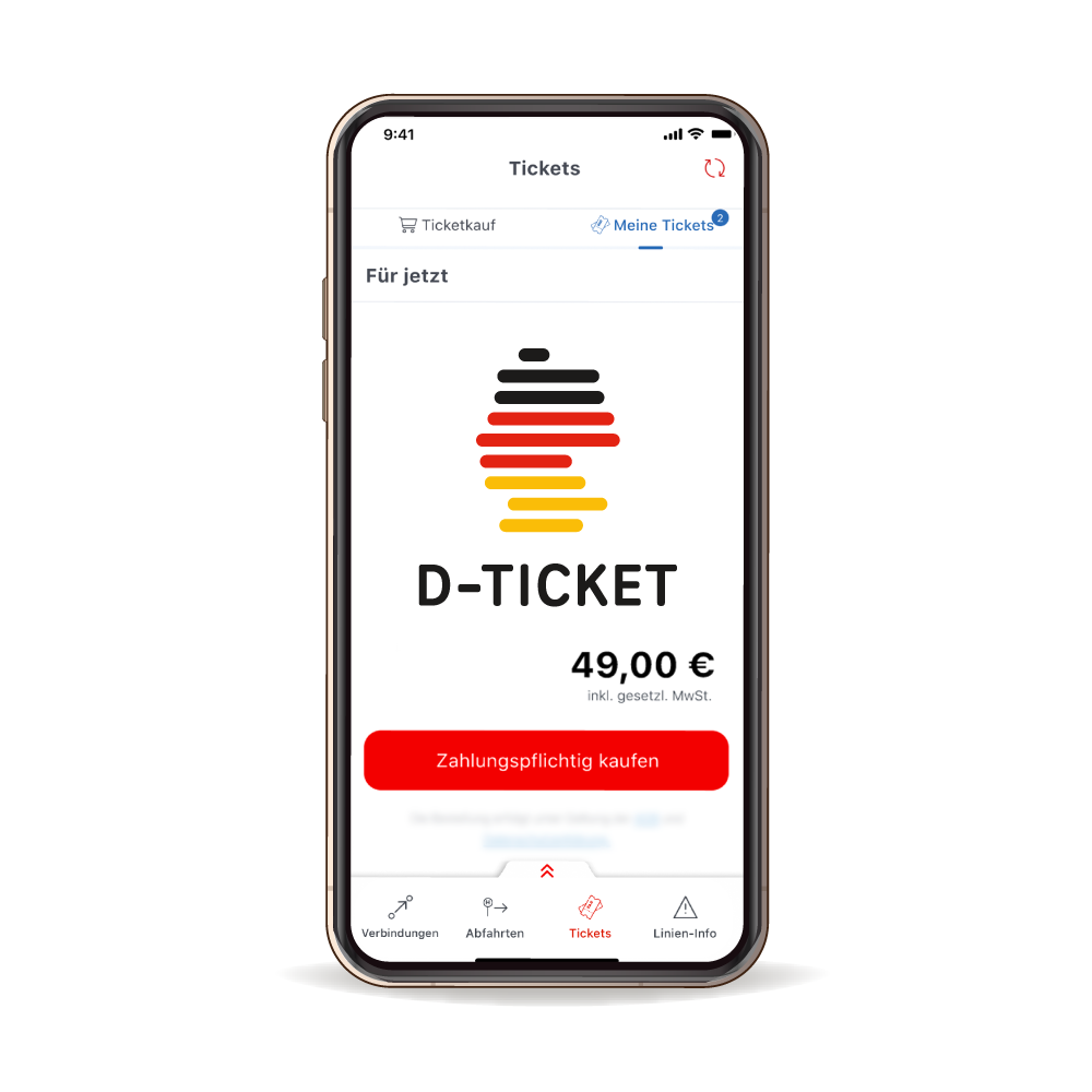 Dein Deutschlandticket Sofort nach Kauf verfügbar!